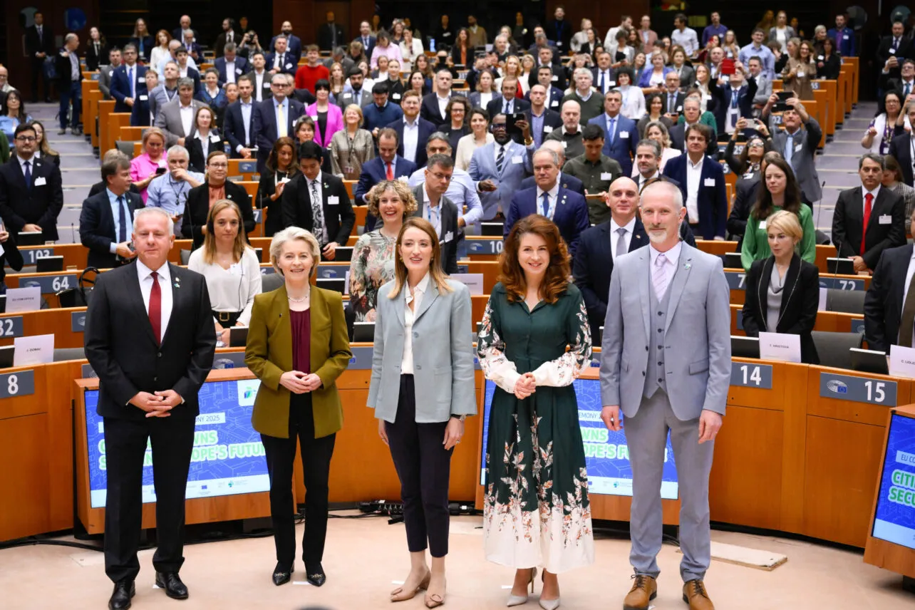 Meet and greet President Ursula von der Leyen, President Roberta
