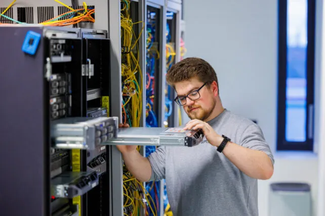 TUS Athlone Computer Engineering with Network Infrastructure student